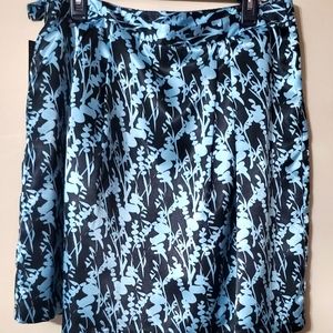 Above knee silky satin skirt